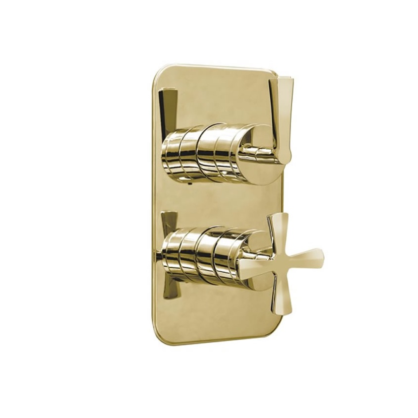 Burlington Riviera Gold Single Outlet Shower Valve